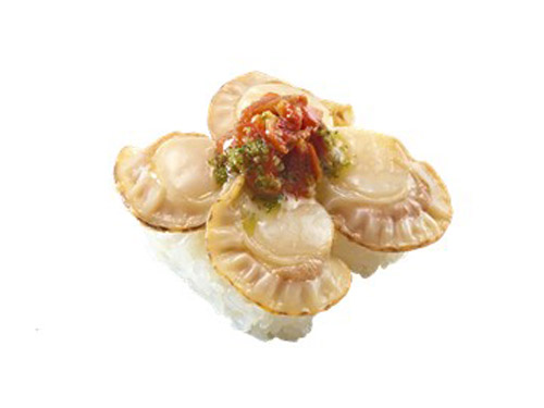 찐가리비 토마토 바질