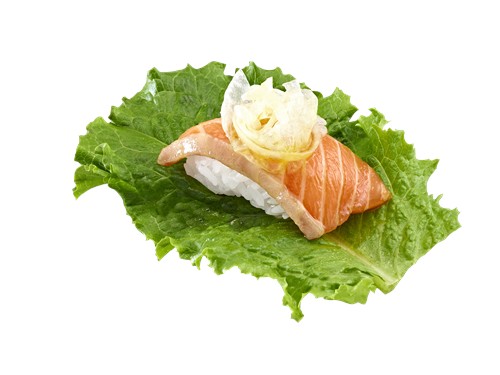 즈케 연어 카르파쵸 로메인