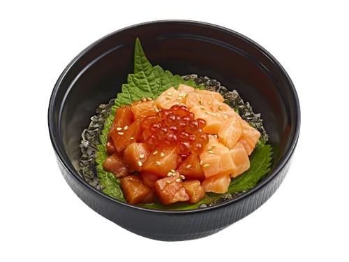 더블 연어 덮밥